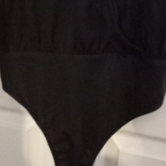 Brand new M black sheer top racerback bodysuit - Picture 5 of 7